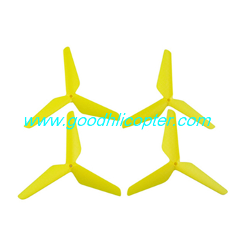 SYMA-X5S-X5SC-X5SW Quad Copter parts 3 leaves blades (yellow color)